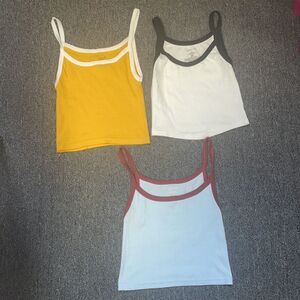 Out from under urban outfitters crop tanks (yellow sold)